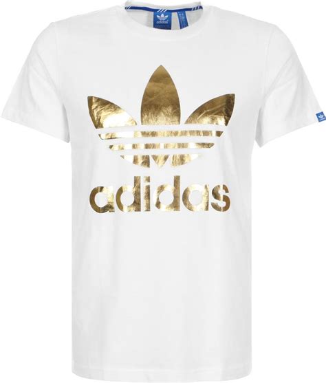 Amazon.com: White And Gold Adidas Shirt